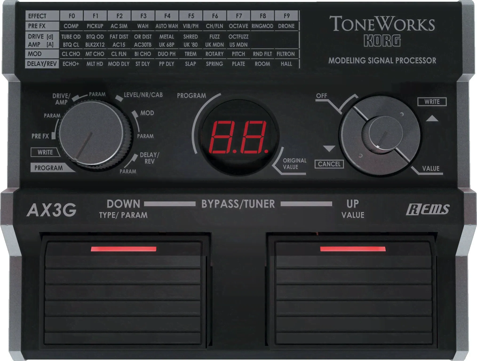 ГИТАРНЫЙ ПРОЦЕССОР KORG AX3G-0