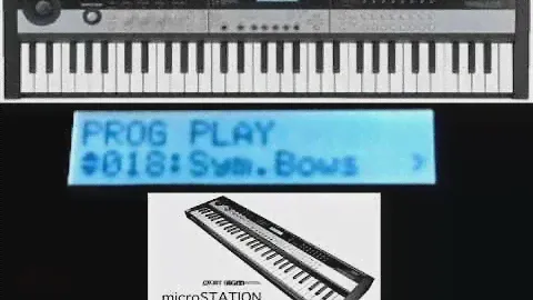 Korg microSTATION - string brass preset 1-49 HQ