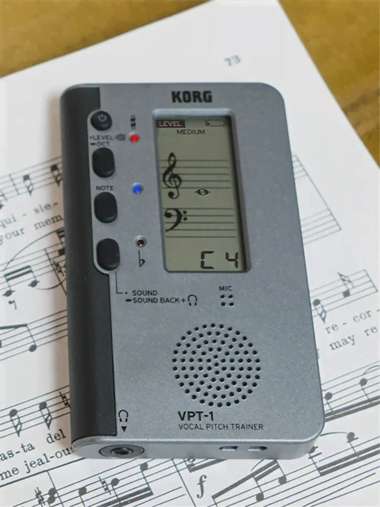 KORG VPT-1 человеческий голосовой тюнер, интонация, прицел, обучение вокалу, тренировка ушей, pentatonic, настройка тона, стол (art.: 3920ba69b877c)-3