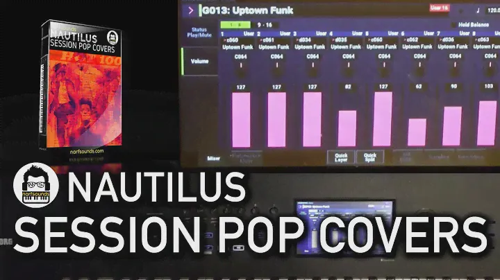 Narfsounds Korg Nautilus Session Pop Covers | Synth Keyboard Cover Sound Library | Demo Reel