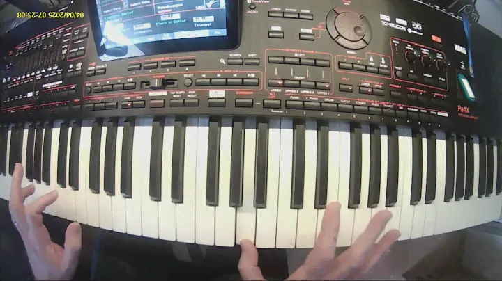 The Good, the Bad and the Ugly cover on Korg PA4X 76