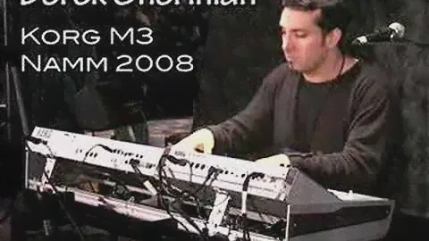 Derek Sherinian plays the Korg M3 at NAMM 2008