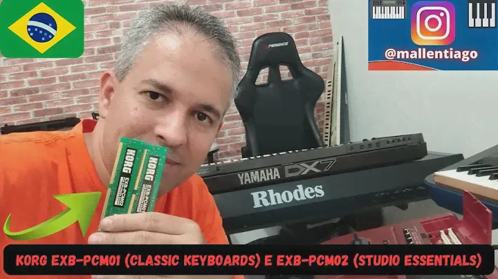 PLACAS DE EXPANSÃO KORG (EXB-PCM01 E EXB-PCM02) by TIAGO MALLEN (CLASSIC KEYBOARD E STUDIO)