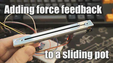 Taking a look at a motorized linear potentiometer