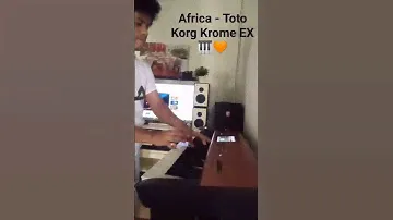 Africa - Toto (Keyboard Solo) Korg Krome EX Copper 🧡🎹🧡 #cover  #korg #KromeEX