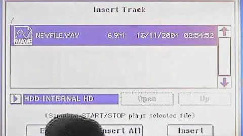 Korg Triton Studio Video Tutorial - Sampling 22: Writing a Wav File to a CD