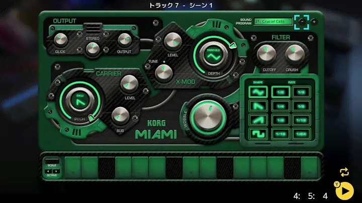 Junk play - KORG Gadget for Nintendo Switch