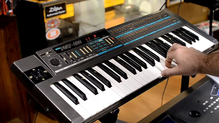 KORG Poly 800 Synthesizer Demo