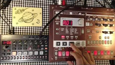 Roland P-6 & KORG Electribe ER-1 mkⅡ (techno pop / synth jam 2024 #13)