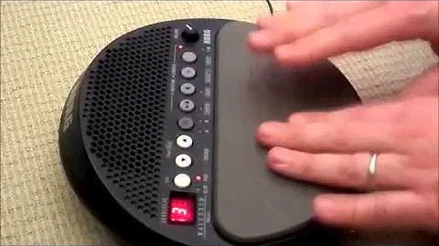 Korg Wavedrum Mini demo - Lots of synth fun in a drum!