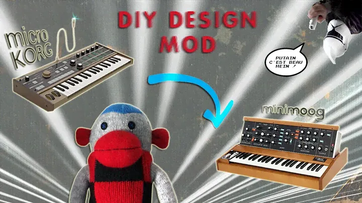 Modifying the microKORG into Minimoog look