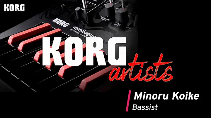 minilogue bass - Minoru Koike plays & talks about his designed sounds