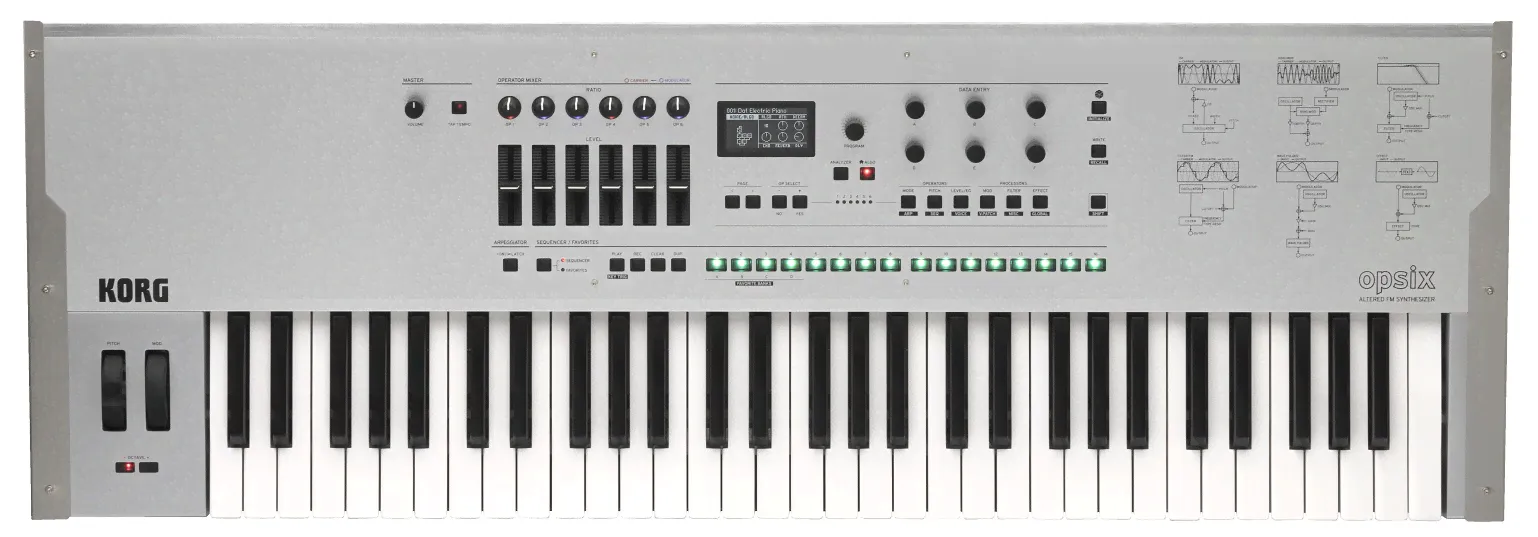 Синтезаторы KORG OPSIX SE Platinum-0