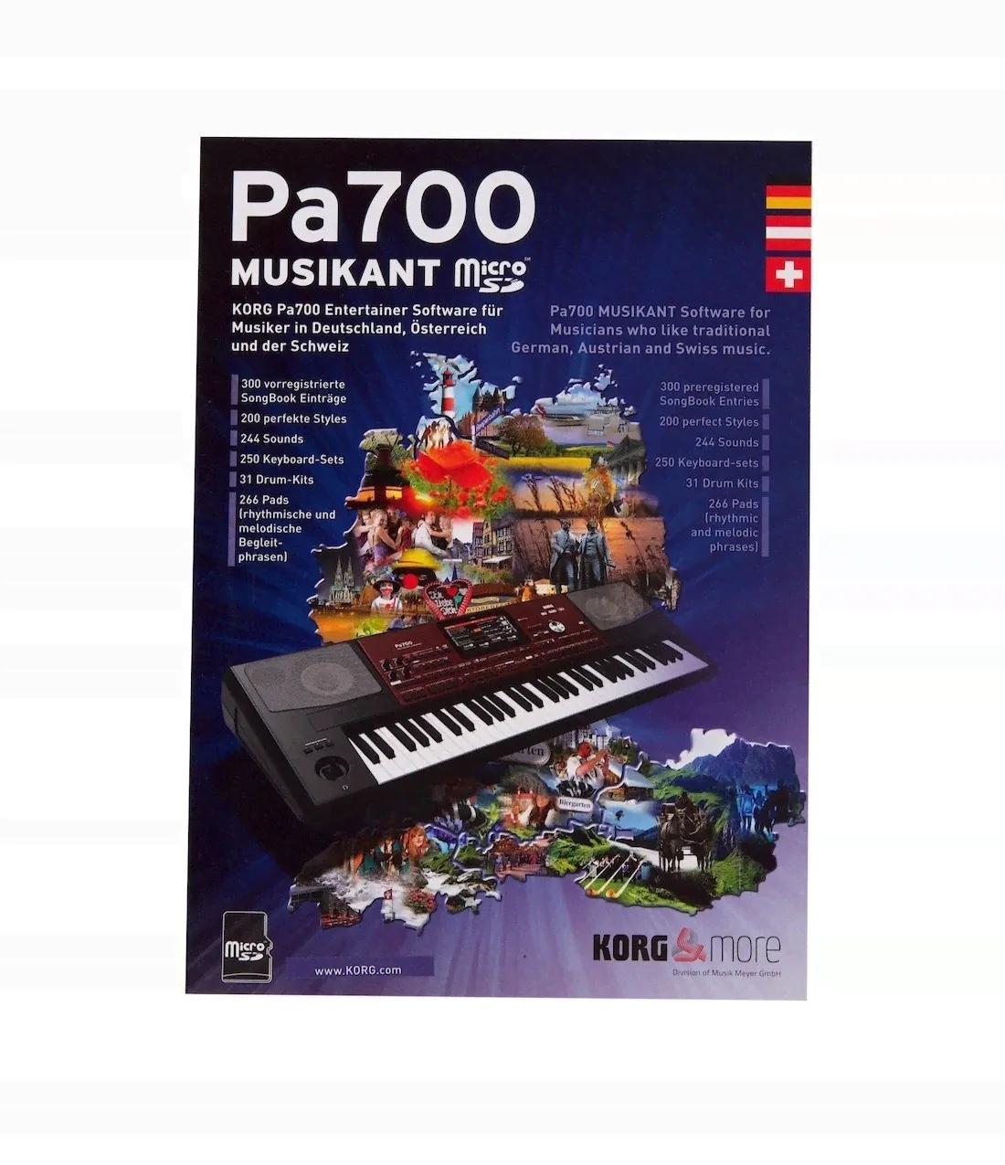 SD КАРТА ПАКЕТ KORG PA700 MUSIKANT
