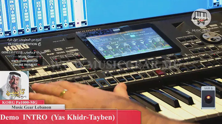 Korg Pa1000 MG  Intro Yas Khidr Tayben