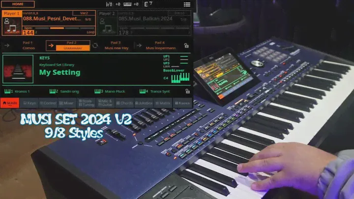 Musi Set 2024 Version 2 - 9/8 Styles Korg Pa5x  Pa4x Pa3x Pa1000 Pa700