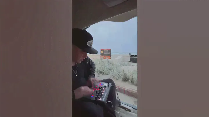 Korg Electribe at the beach
