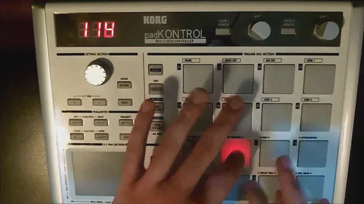 PadKontrol Week 1 - Drum and Bass test,(Music Video Project)