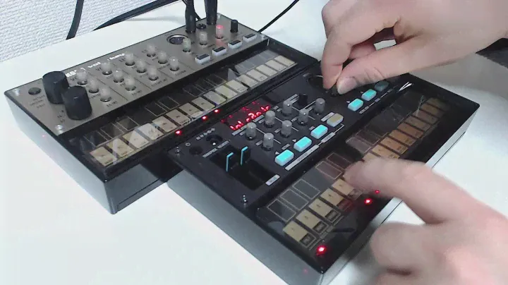 KORG volca fm and volca keys. The two are  similar.