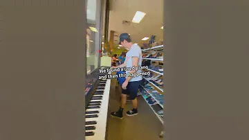Best reactions of me finding random pianos in goodwill
