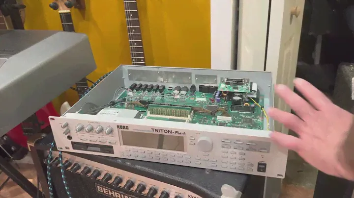 Korg Triton ￼expansion board set installation
