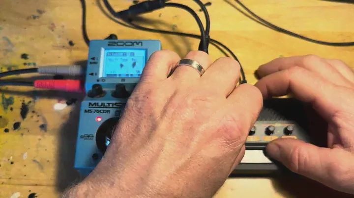 Korg Monotron Delay and Zoom Multistomp Noise