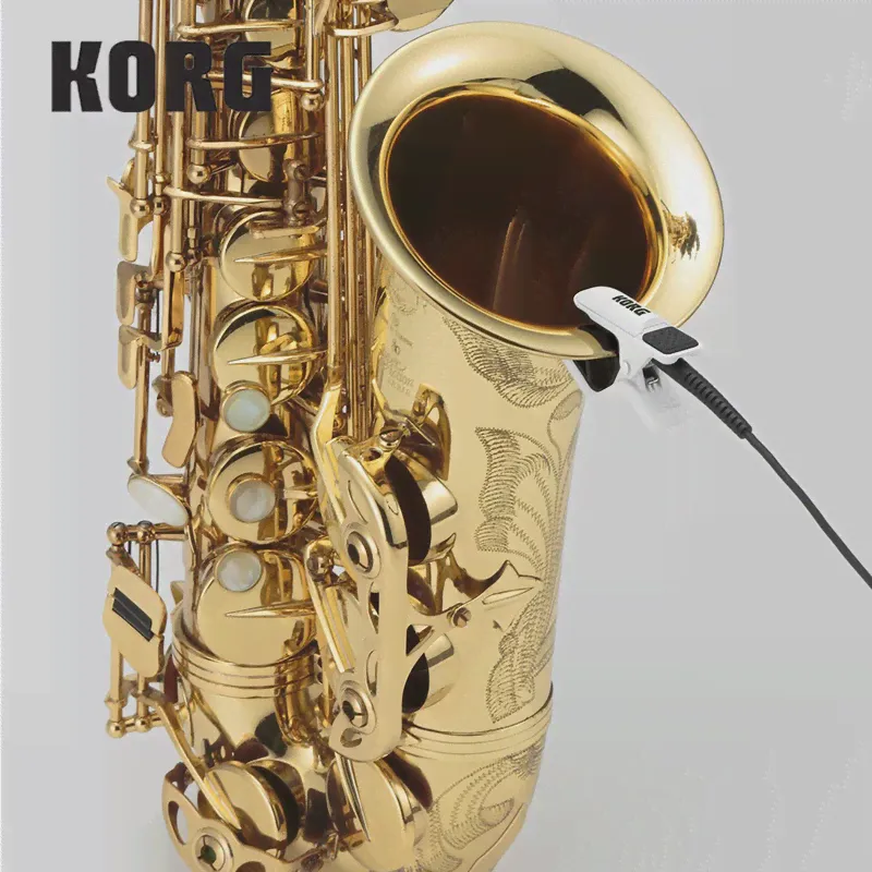 Соединительный микрофон Korg CM300 с клипсой, 14 дюйма (диаметр 1,5 мм), штекер для телефона и кабель 5 футов (м) для защиты, белыйчерныйкрасный (art.: 7a254d274)-1