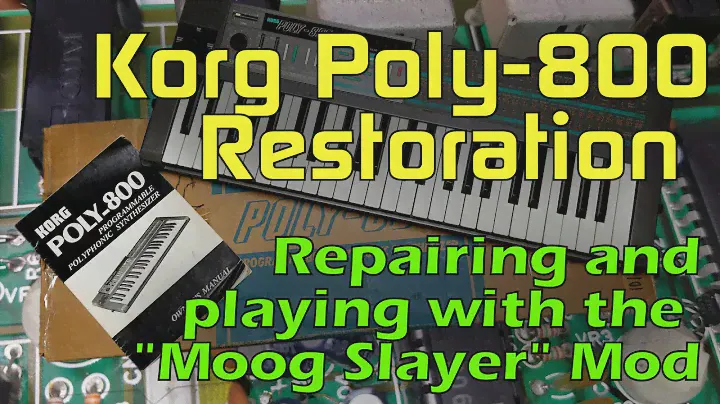 Fixing, Restoring and Modding a Korg Poly-800!