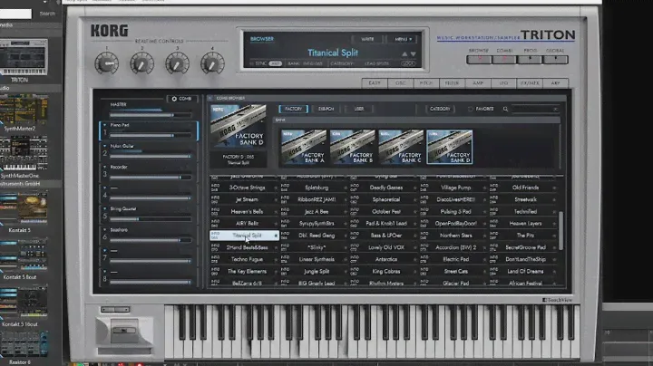 Korg Triton - Factory Bank D - The BIG Sound Test - So Many Classic & Iconic Patches