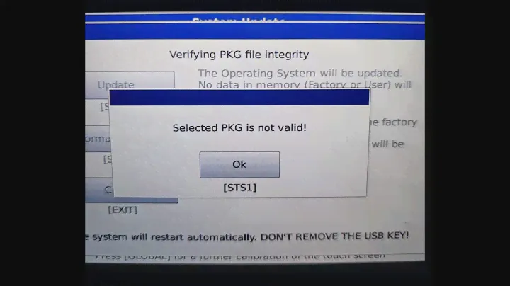 KORG PA SELECTED PKG İS NOT VALİD!, ÇÖZÜMÜ