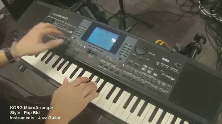 KORG MicroArranger - PopBld Style