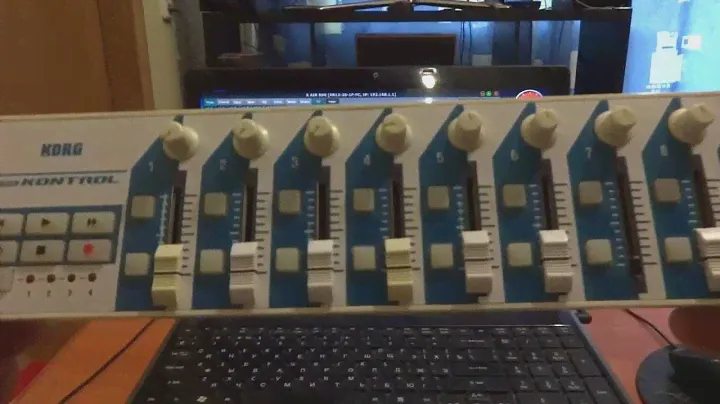 BEHRINGER X-AIR XR12, Korg nanoKONTROL, usb midi interface