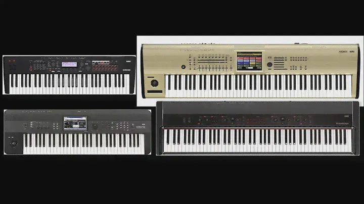 KORG Comparison Rhodes and Pianos KROSS 2 vs KROME vs Grandstage vs KRONOS