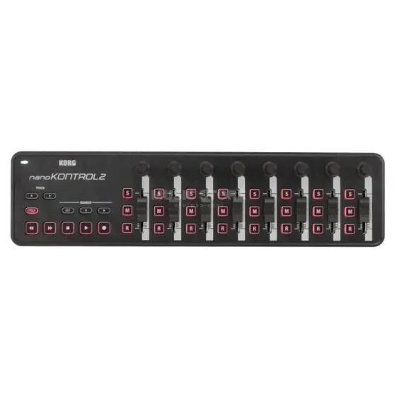 Korg nanoKONTROL2 Slim-Line USB Control Surface, Black