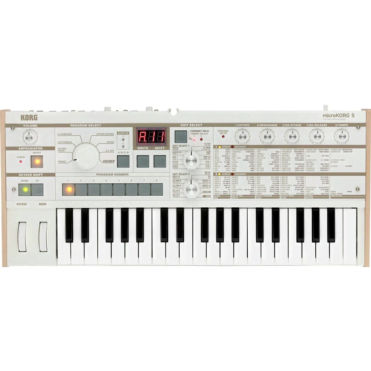Korg microKORG S Аналого-моделирующий синтезатор-0