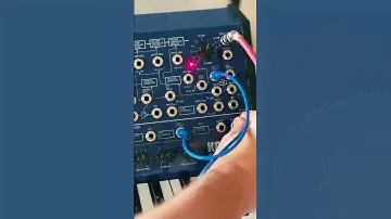 @CircuitKisser experiments with using other instruments to control the #korg #MS20 & #MS20Mini