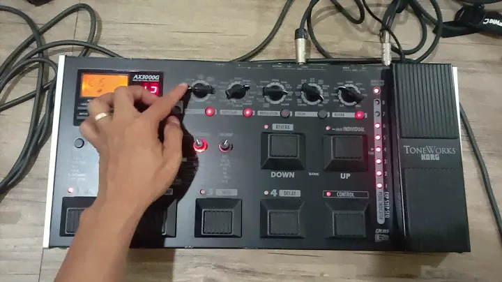 Korg Toneworks AX3000G Guitar Multi Effects Demo