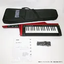KORG RK-100S 2 RD Keytar Synthesizer Stage Keyboard Battery Runthrough Red
