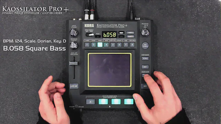 KORG KAOSSILATOR PRO+ ... New Demonstration : House