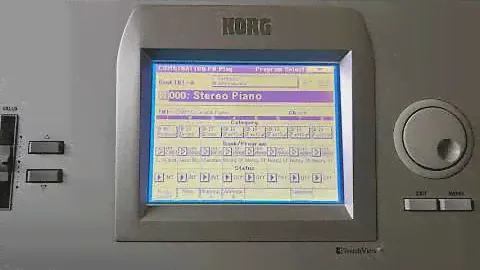 Korg Triton Studio 88 Screen #korg #workstation #keyboard