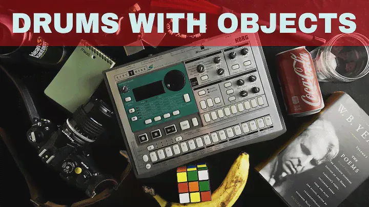 MAKING A MINIMAL TECHNO DRUM KIT BY SAMPLING RANDOM OBJECTS ~ Korg ES-1 Electribe Sampler