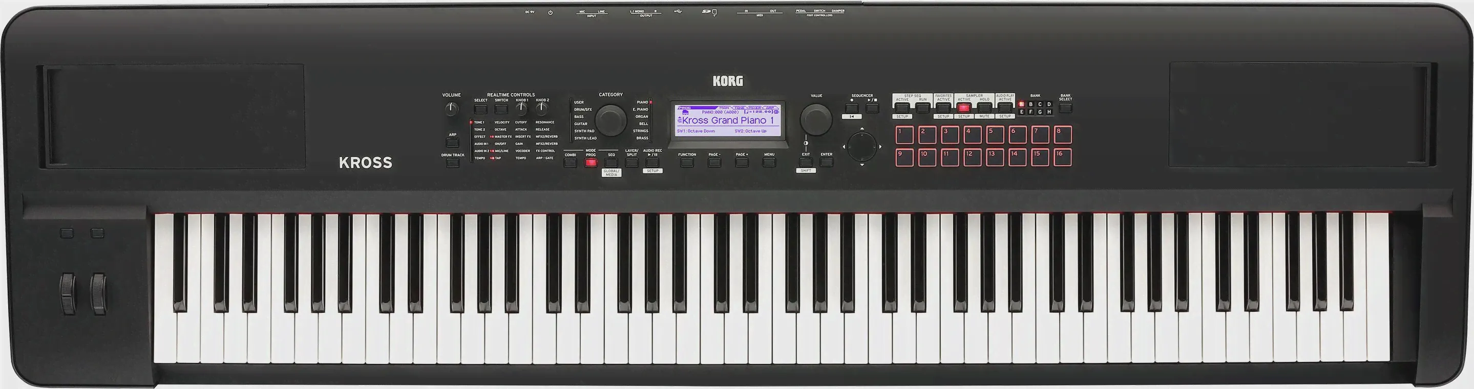 KORG KROSS2-88 MB рабочая станция, цвет черный, 88 клавиш-0