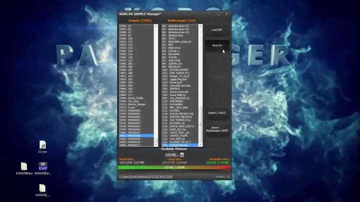 KORG PA Manager v2 - SAMPLE Manager