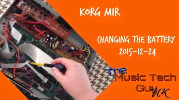 Changing the Battery on your Korg M1R - 2015-12-24