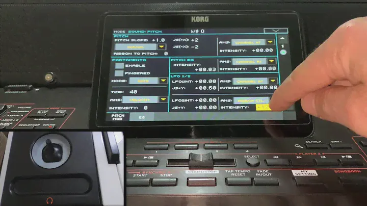 KORG PA 4X VE PA 3X RİBBON KONTROL AYARLARI