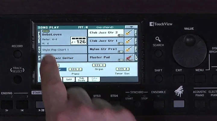 KORG HAVIAN 30 : Manual movie 04 Song Play
