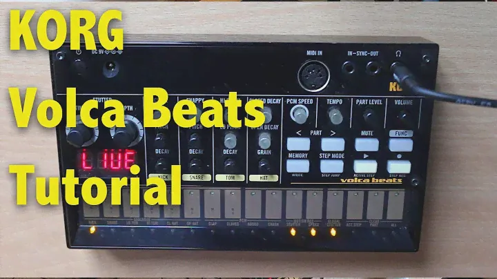 KORG Volca Beats Tutorial