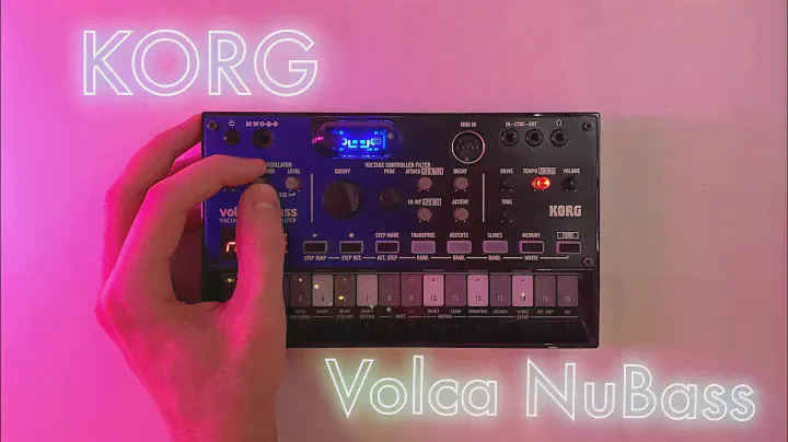 Обзор и игра на KORG Volca NuBass