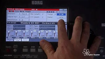 Как создать стиль на синтезаторе Korg PA600. Часть 1