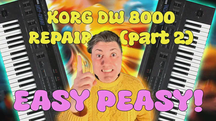 Fixing a Korg DW-8000 Synth from the mid-80's (Part 2)
